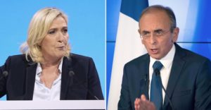 A Battle Between Eric Zemmour Twitter and Marine Le Pen on Twitter